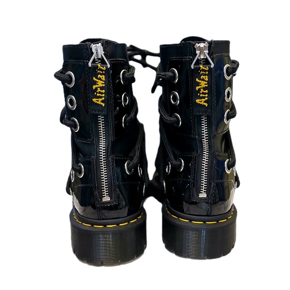 Dr. Martens Daria Bex Boots Grommets Leather Ankle Lucido Patent Lamper 11 EUC - Picture 9 of 9